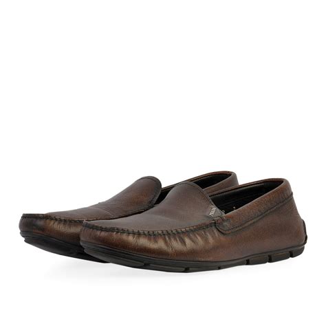 prada moccasins mens|prada men's loafer.